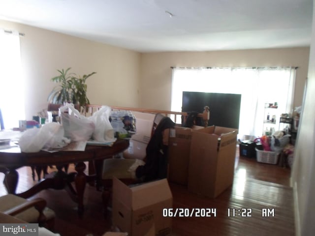 dining room featuring hardwood / wood-style floors