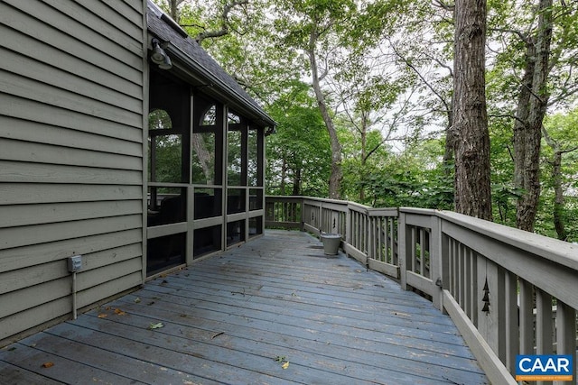 view of deck