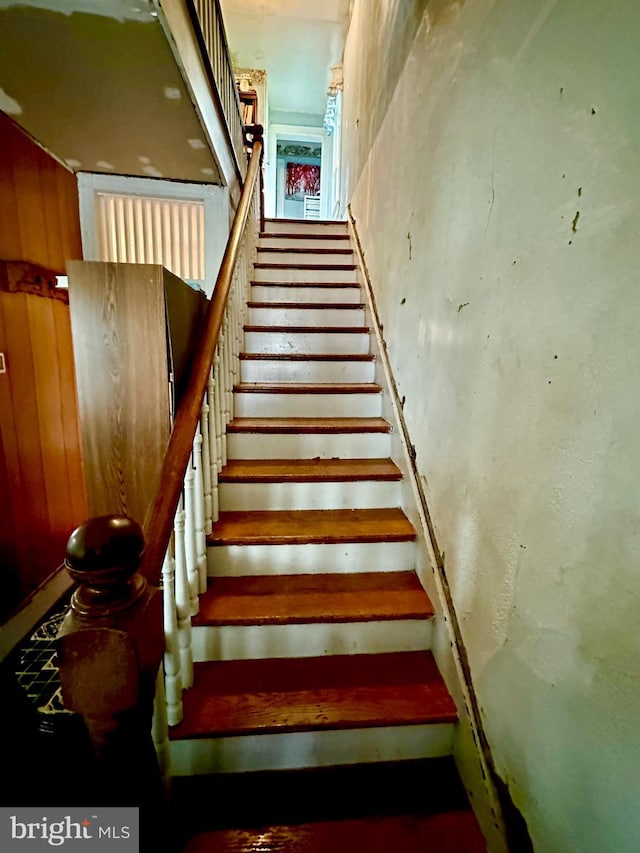 view of stairs