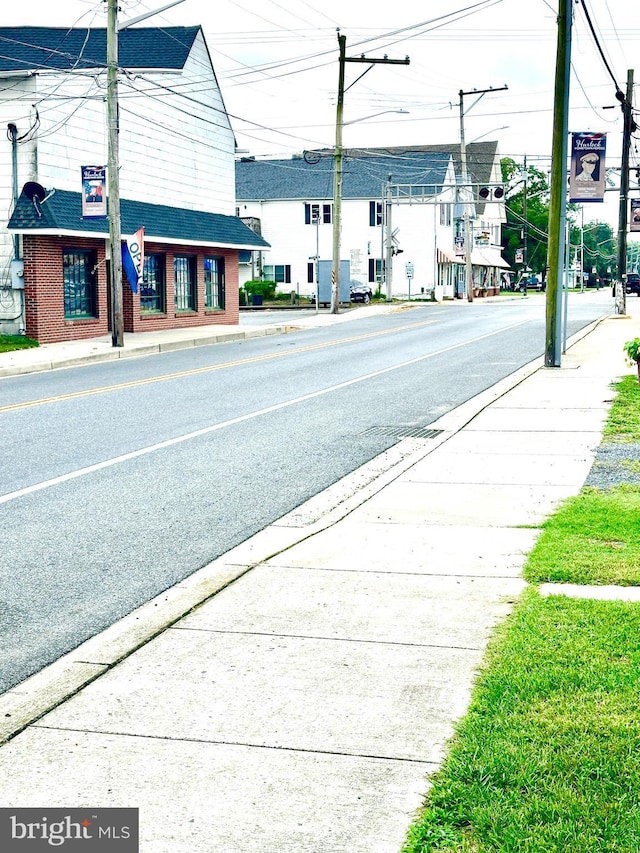 view of road