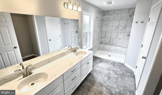 living room featuring sink and dark wood-type flooring