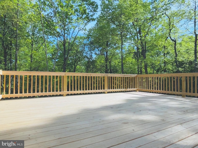 view of deck