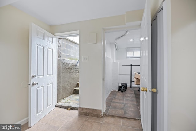 bathroom featuring tile patterned floors