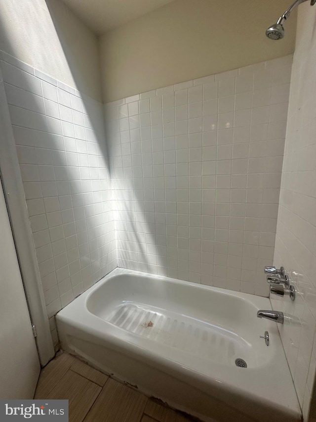 bathroom featuring tub / shower combination