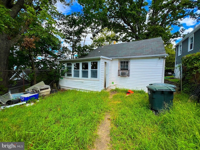 view of back of property