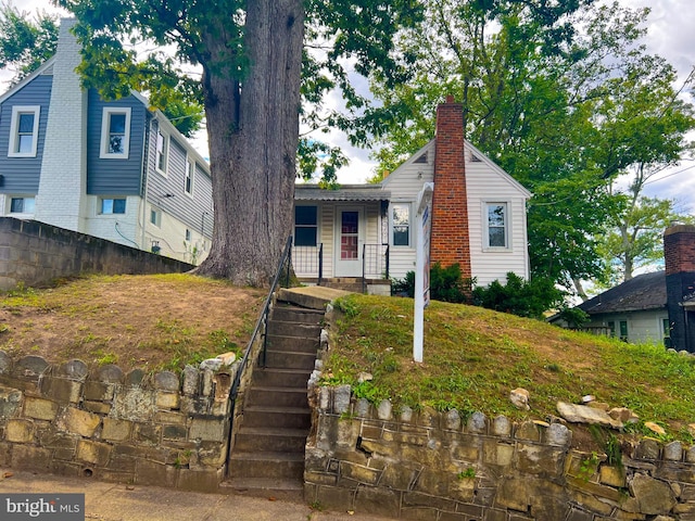 view of bungalow-style house