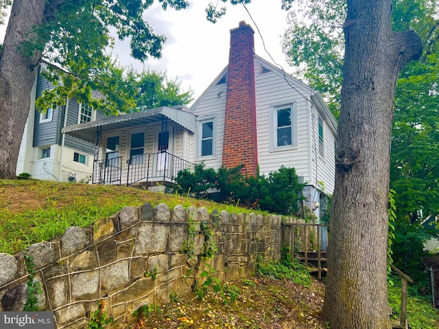 view of front of home