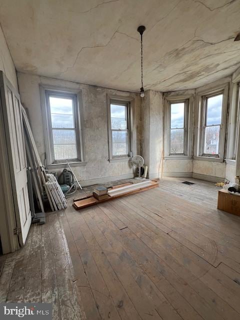 miscellaneous room with hardwood / wood-style flooring