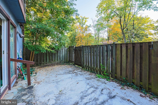 view of patio / terrace featuring a fenced backyard