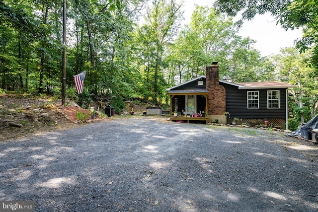 view of front of property