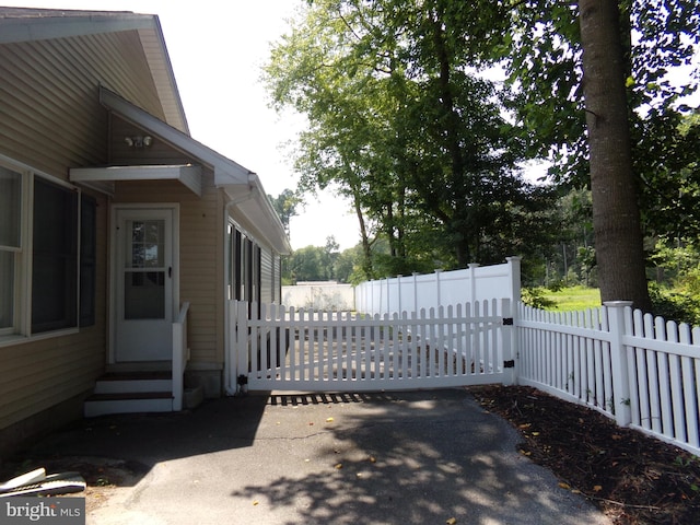 view of gate