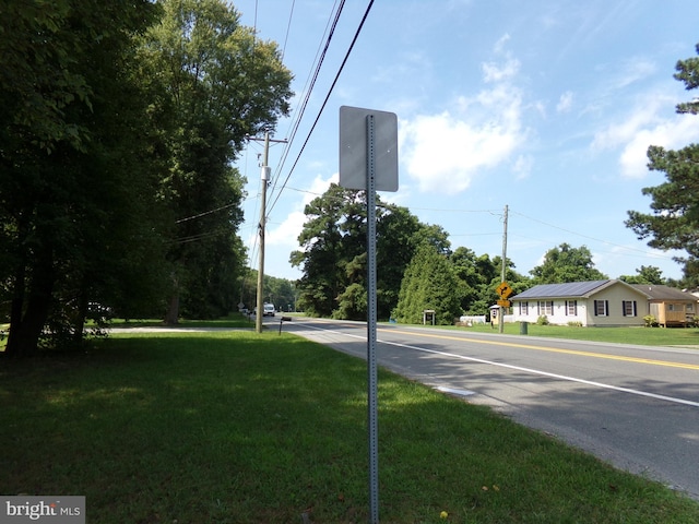 view of road