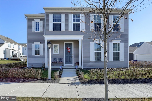 view of front of property