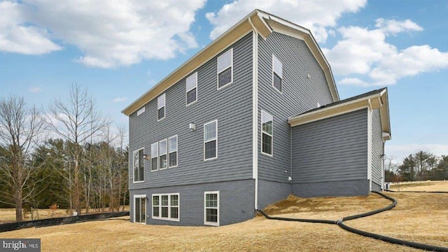 view of rear view of property