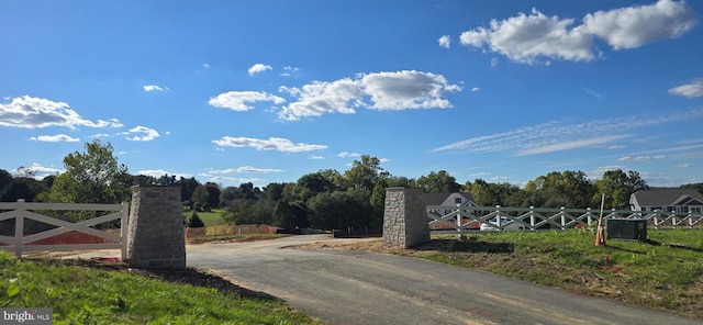 view of road