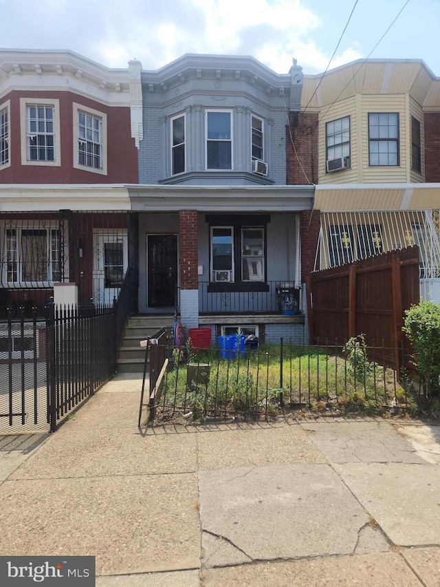 multi unit property with cooling unit and covered porch