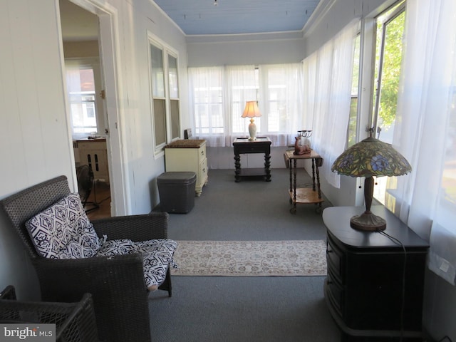 sunroom with a healthy amount of sunlight