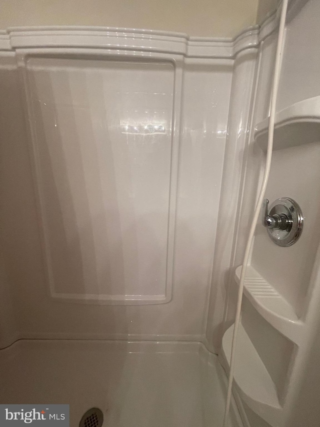 details featuring walk in shower