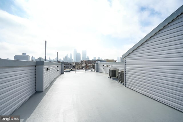 view of patio / terrace with cooling unit