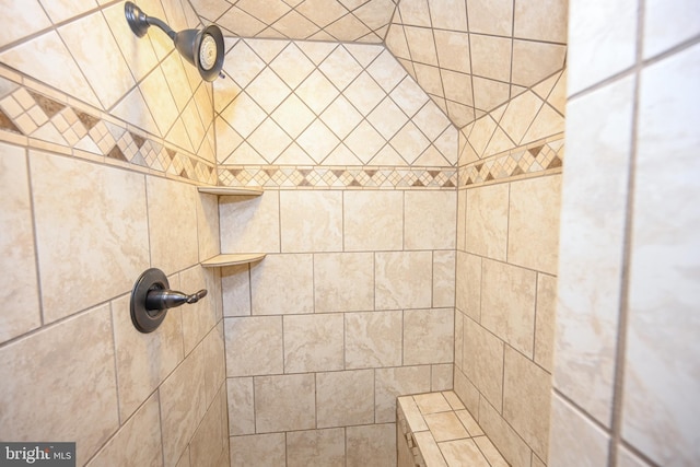 details featuring tiled shower