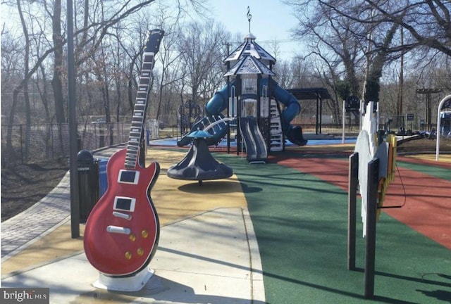 view of play area