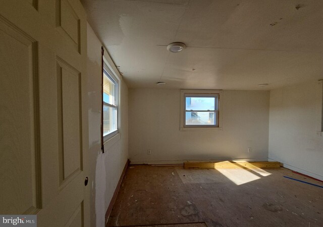 view of empty room