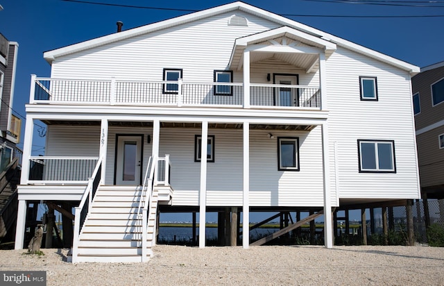 view of beach home