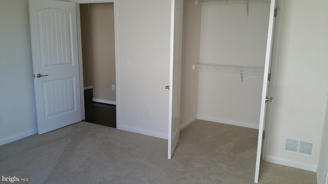 view of closet