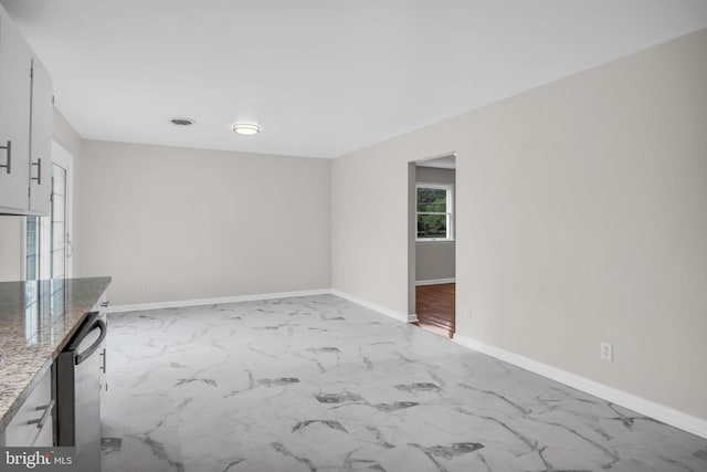 unfurnished room featuring light hardwood / wood-style flooring