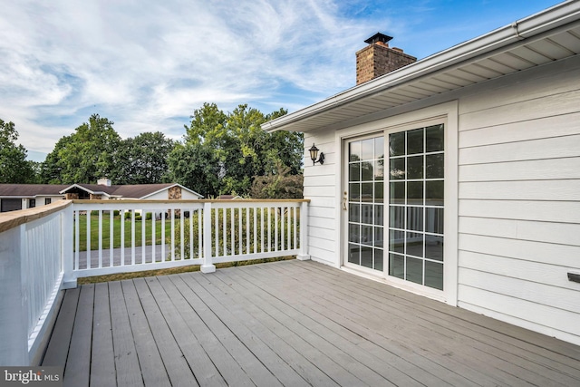 view of deck