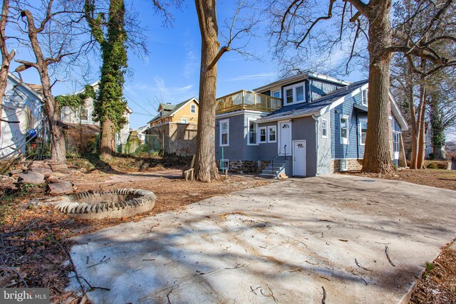 view of rear view of house