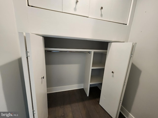 view of closet