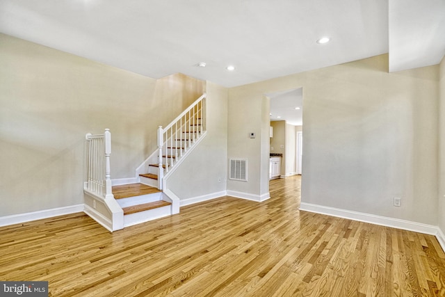 interior space with wood-type flooring