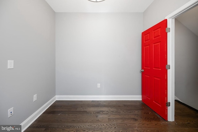 entryway featuring dark hardwood / wood-style floors