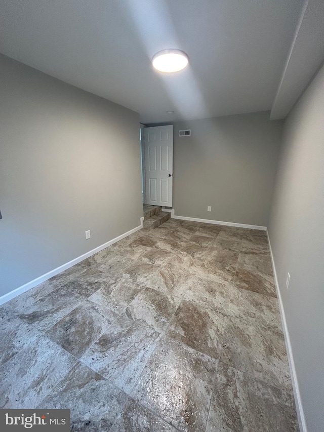 interior space with tile patterned flooring