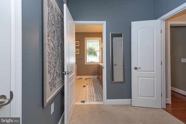 bathroom featuring baseboards