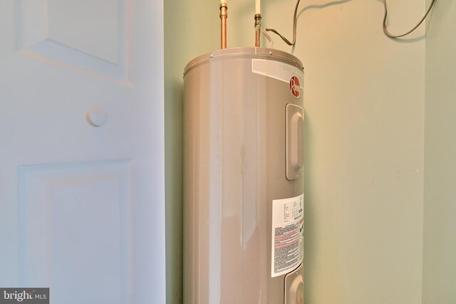 room details featuring water heater