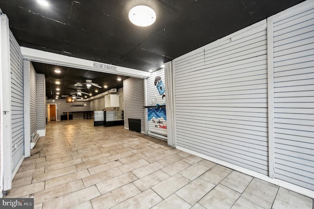 community lobby with visible vents