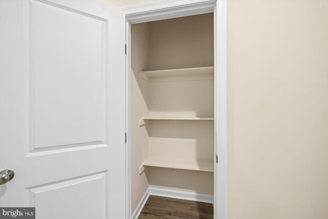 view of closet