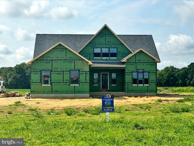 view of property in mid-construction