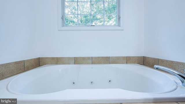 bathroom featuring a bathtub