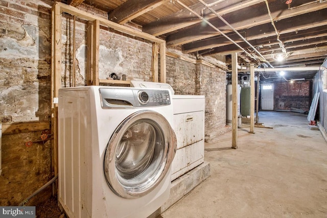 view of laundry area