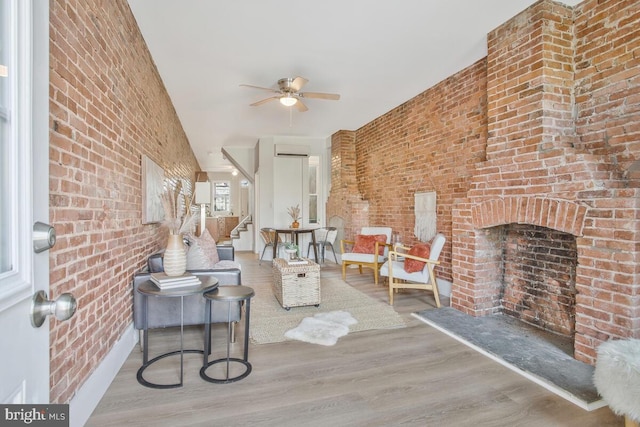 view of patio with ceiling fan