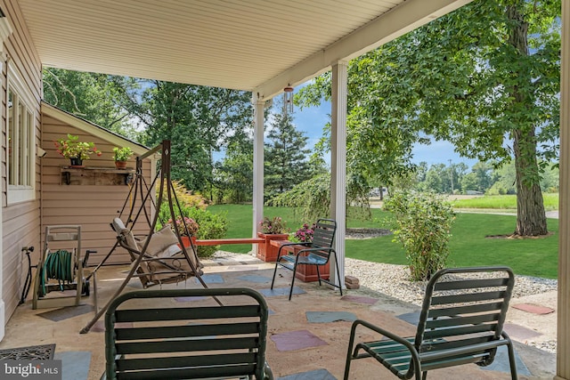 view of patio