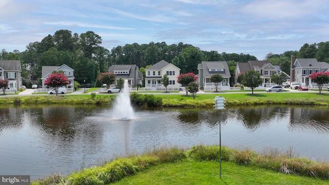 view of water feature