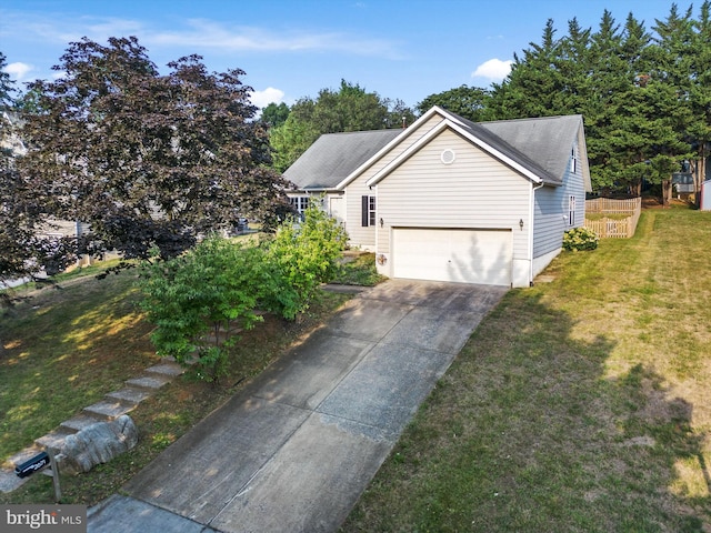 exterior space featuring a yard