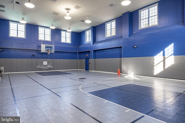 view of sport court featuring community basketball court