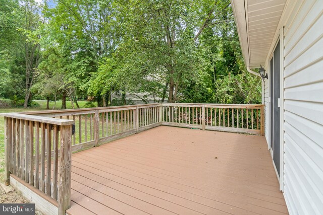 view of deck