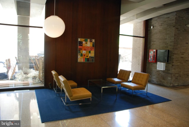 view of community lobby