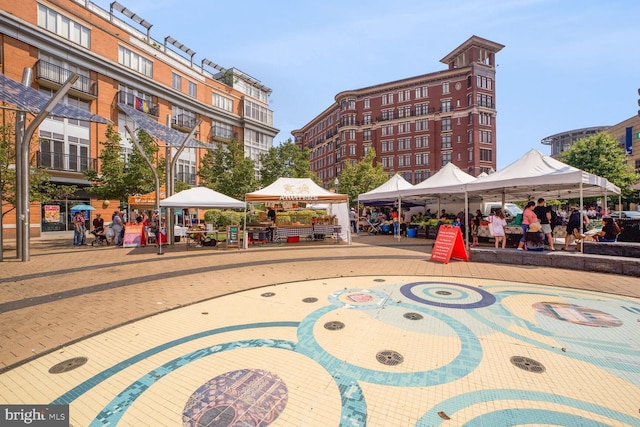 surrounding community with a gazebo